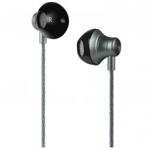 Наушники внутриканальные HOCO M18, Gesi Metallic, микрофон, кабель 1.2м, цвет: серый (1/30/300)